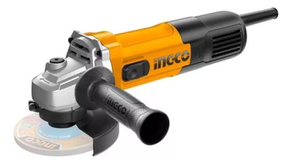 Amoladora Angular 710w Profesional 4 1/2 Esmeril Sierra Cel Color Amarillo Frecuencia 50hz 60hz