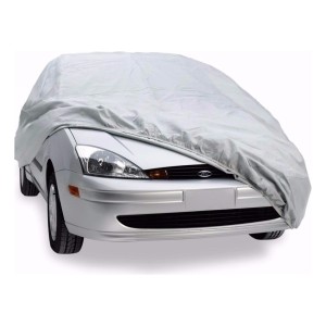 Funda Lona Cubre Auto Protector Talle S Genérica Color Gris