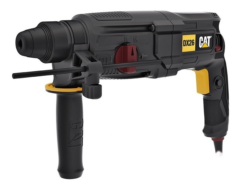 Taladro Rotomartillo Caterpillar 800watts 26mm Dx26 Color Negro/amarillo Frecuencia 50 Hz/60 Hz