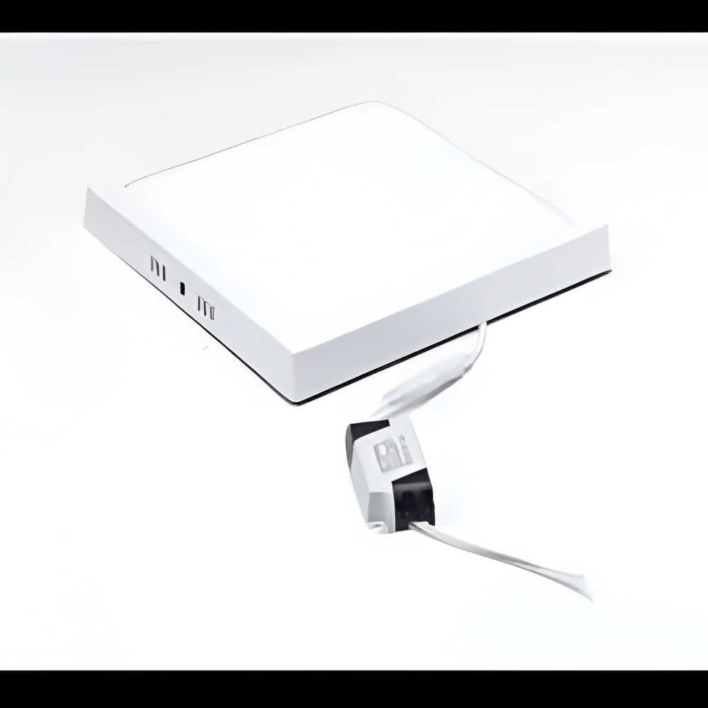 Panel Luz Led Plafon Techo Exterior Frio 18w Cuadrado Spot ! Blanco - Imagen 4