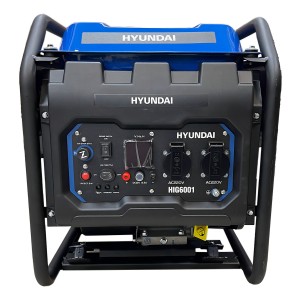 Generador Inverter Abierto Hyundai 8,0kw 15 Lts