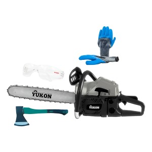 Motosierra + Hacha+ Lentes + Guantes - Tyt