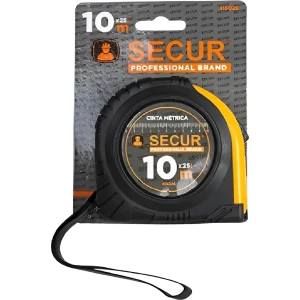Cinta Métrica Secur 415026 10 Metros 25mm Centímetros Pulgadas