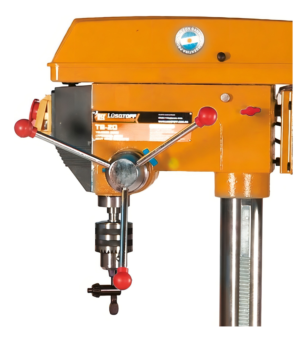 Taladro De Banco Perforador 16mm 12 Velocidades Lusqtoff Tyt - Imagen 4