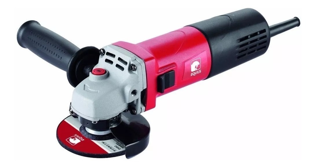 Amoladora Equus 810 Watts Para Disco De 4.5 Uso Profesional Color Rojo Frecuencia 50hz - Imagen 3