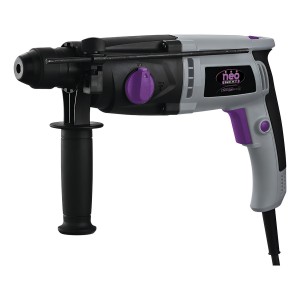 Rotomartillo Electroneumático Neo Rm 1222 Gris, Negro Y Violeta Frecuencia De 50hz Con 750w De Potencia