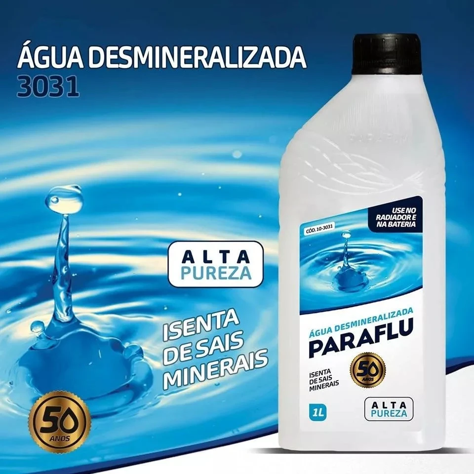 Agua Desmineralizada Para Radidor Y Bateria 1 Lt Alta Pureza - Imagen 2