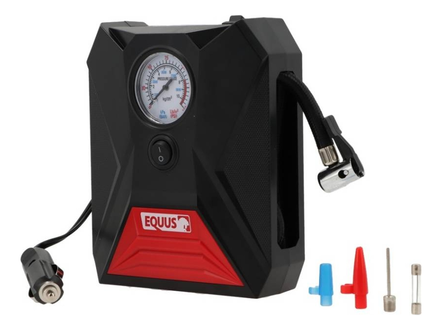 Compresor De Aire Inflador De Neumáticos Equus Negro - Imagen 2