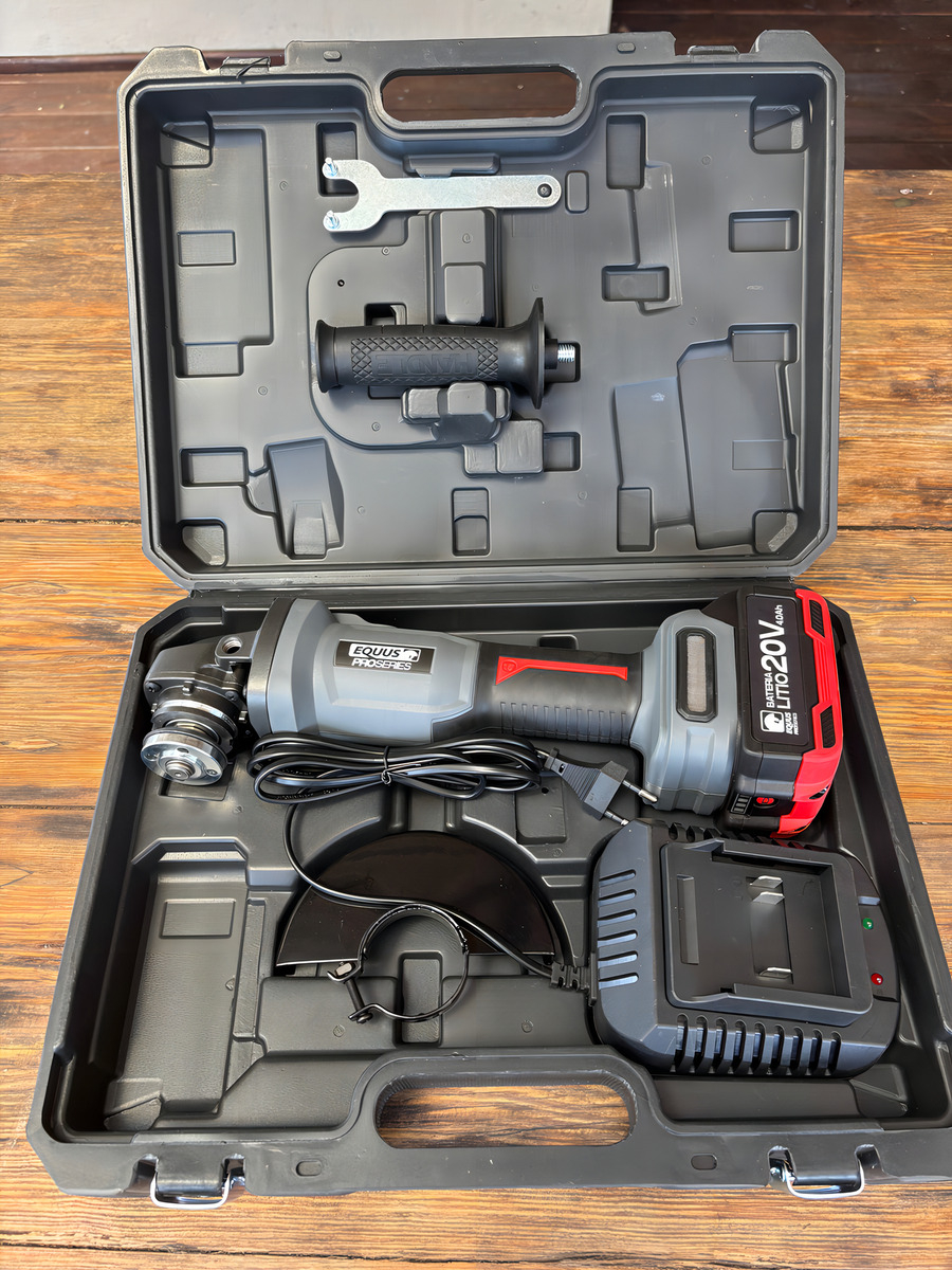 Amoladora Equus Pro Series Motor S/ Carbones C/1 Bateria - Imagen 6