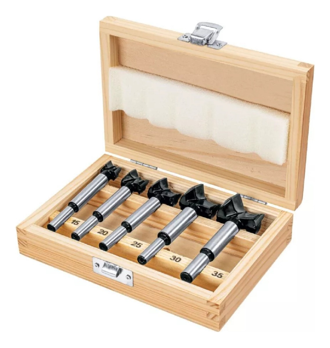 Juego De Mechas Forstner 15-20-26-30-35 Truper - Tyt