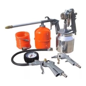 Kit De Aire 5 Piezas Multiuso Bta Para Compresor Tyt