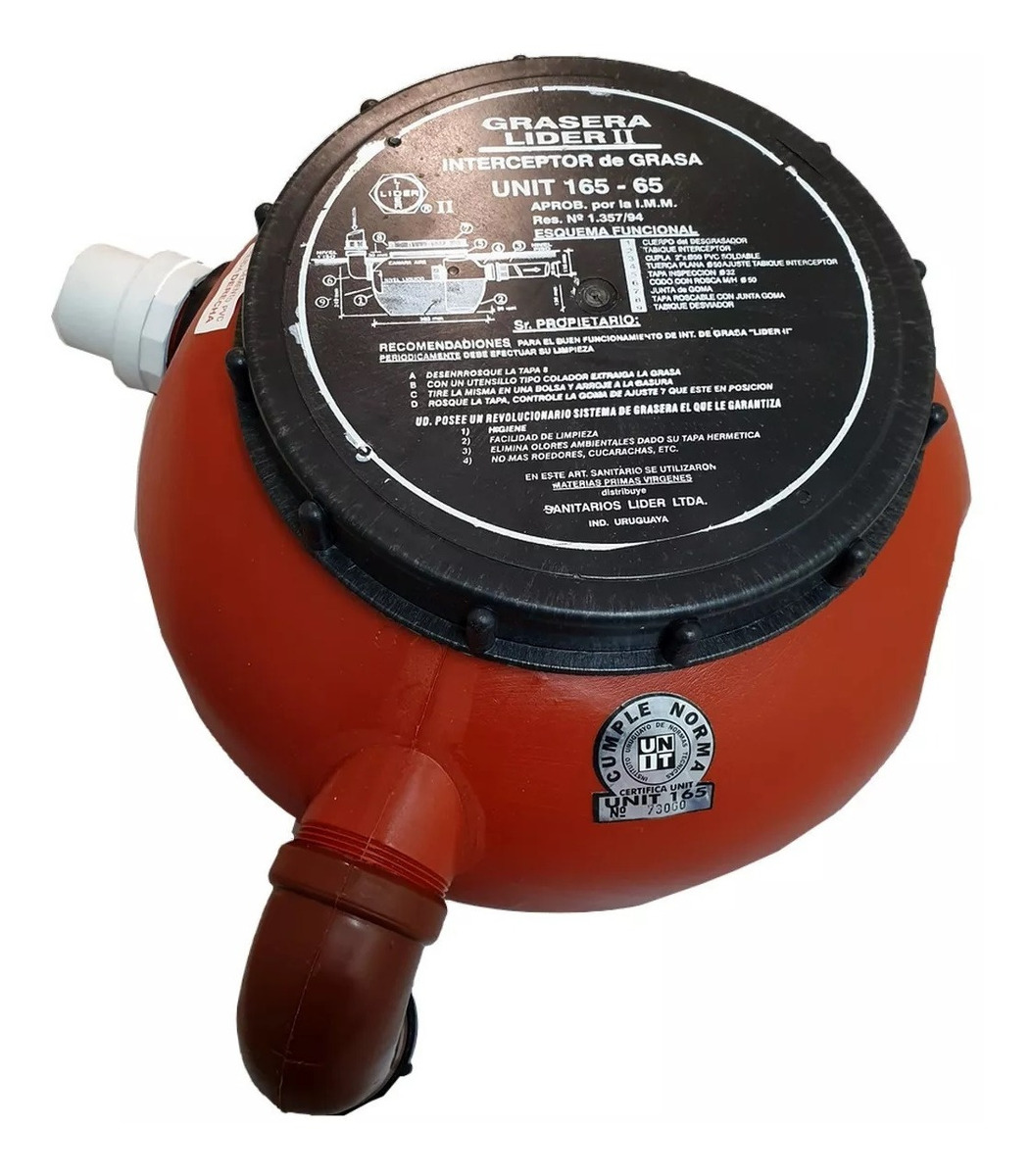 Grasera Sanitaria Lider Ii Aprobada Unit 165 Salida Izquierd