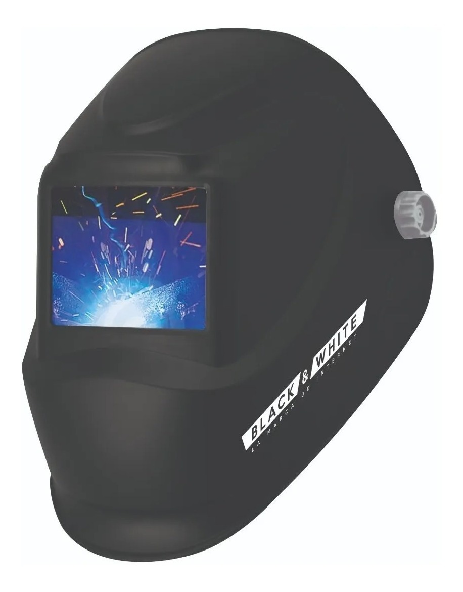Máscara Careta De Soldar Fotosensible Black&white -bwm40 - Imagen 4