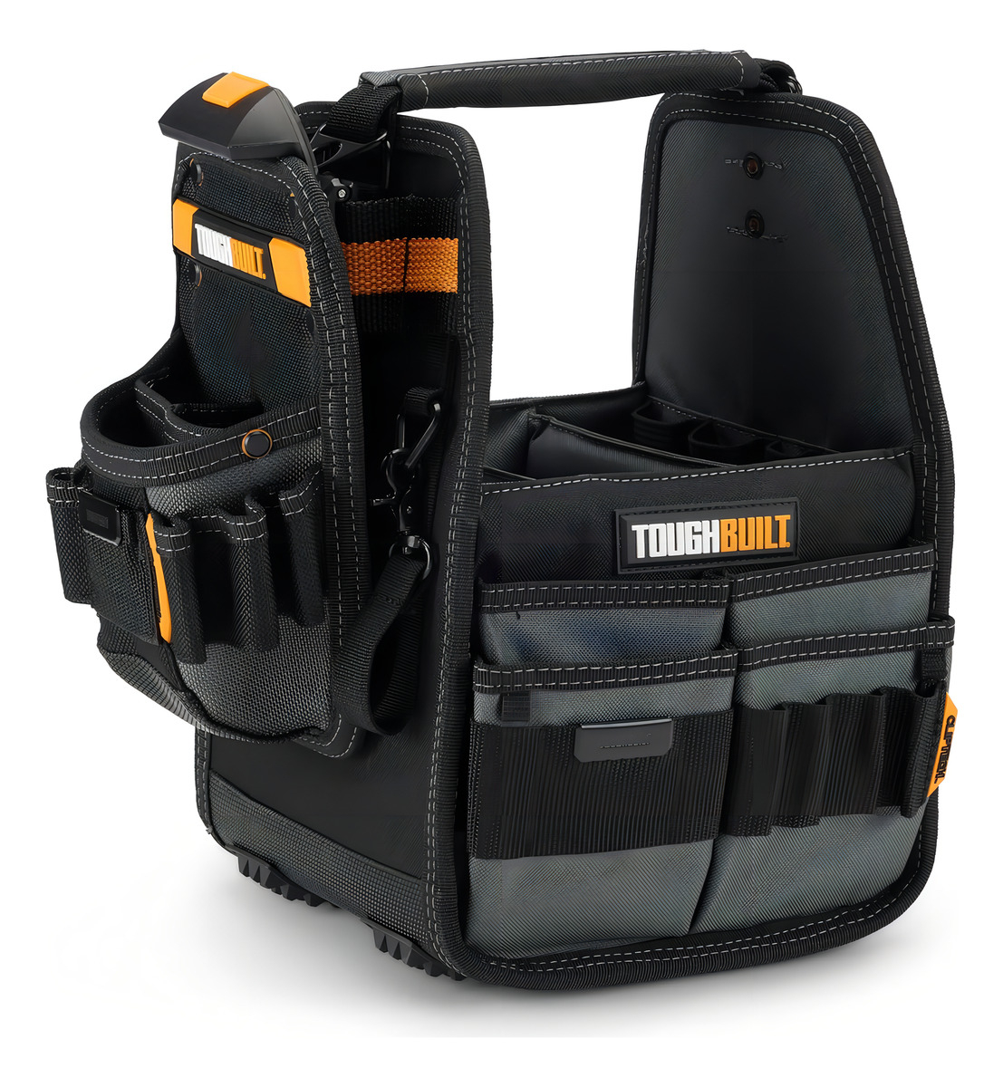 Bolso Abierto + Coleto Cliptech 20cm Toughbuilt Tb-ct-180-8 Color Negro - Imagen 4