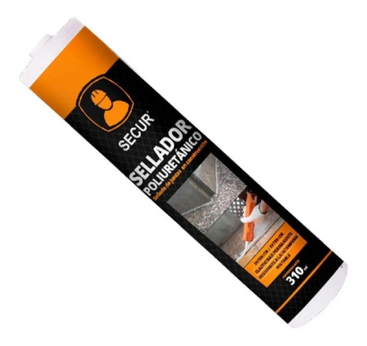 Sellador Poliuretánico Pu Pintable Gris 310 Ml Secur - Tyt