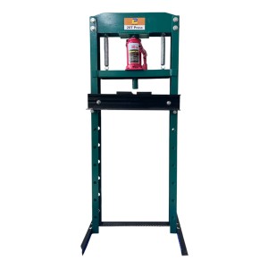 Prensa Hidraulica 20 Ton Rango De 0 A 610 Mm Con Gato Color Verde