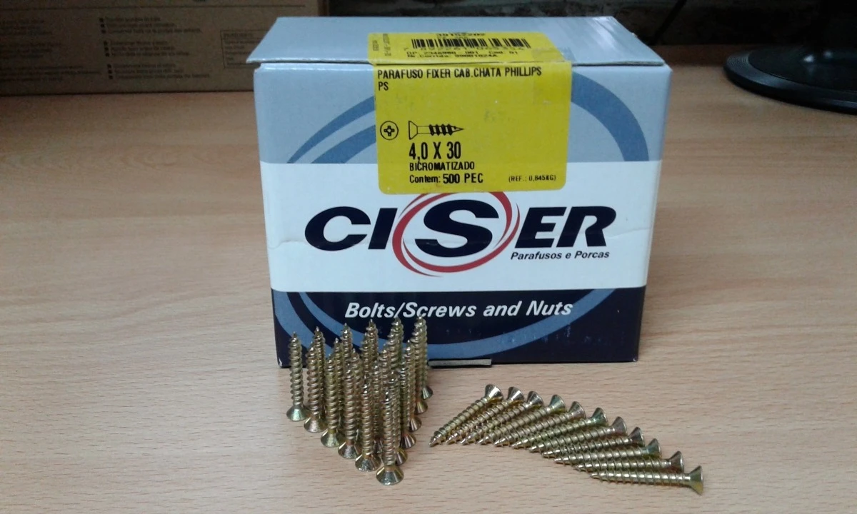 Tornillo Para Madera Phillips 4 X 40 100 Unidades - Tyt - Imagen 2