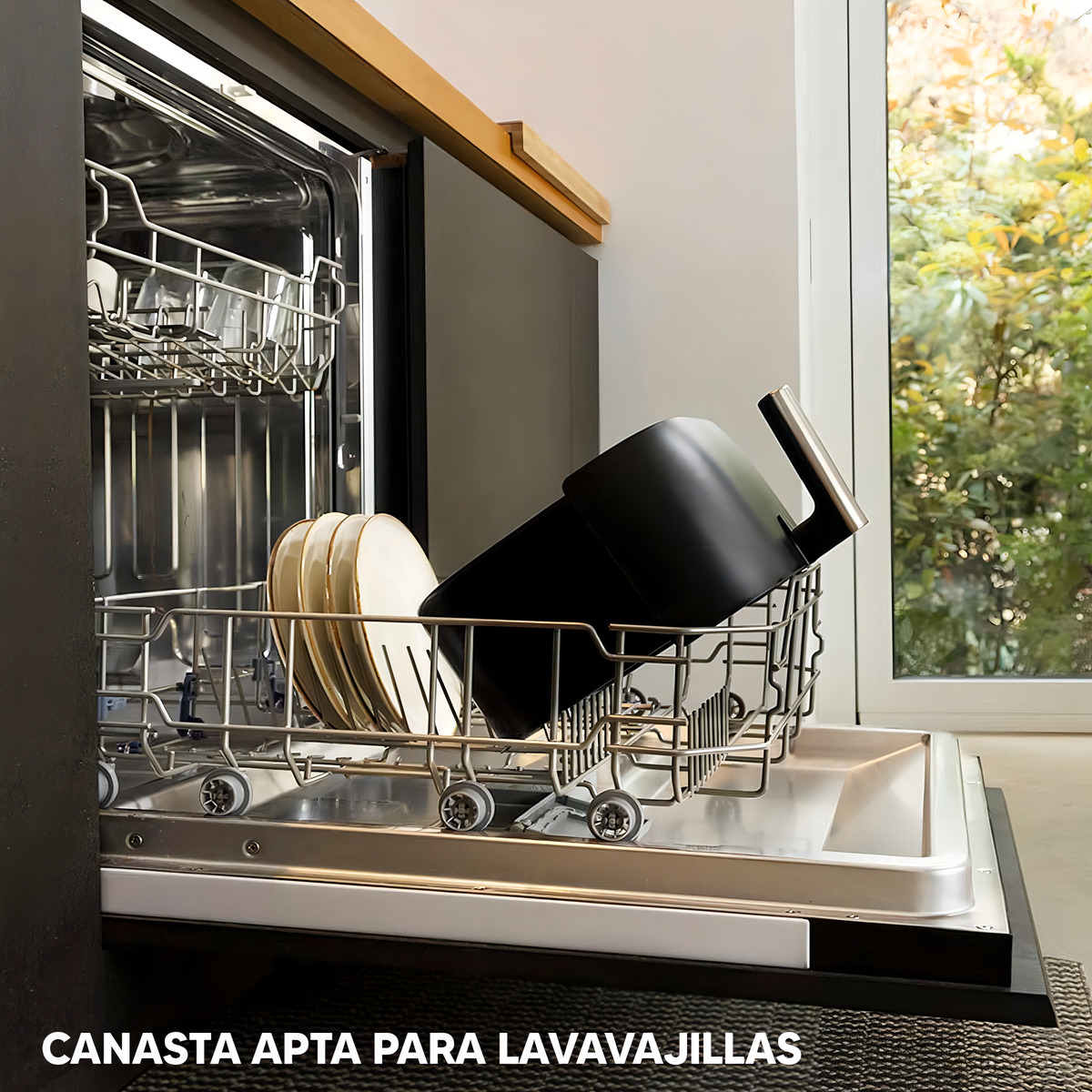 Freidora De Aire Sin Aceite Enxuta Sdaenxfsa1116 6lts Touch Color Negro - Imagen 9