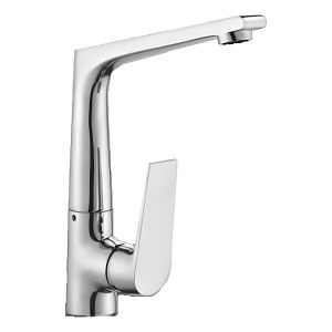 Grifo Monocomando Mesada Cocina Pico Alto Modelo Ice - 20 Cm