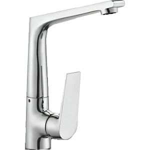 Grifo Monocomando Mesada Cocina Pico Alto Modelo Ice - 20 Cm