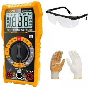 Tester Multimetro Pantalla Lcd Super Select Ingco Dm2002