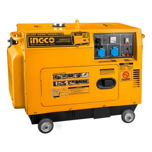 Generador Silencioso Diesel 5.0 Kw Gse50001 Ingco -