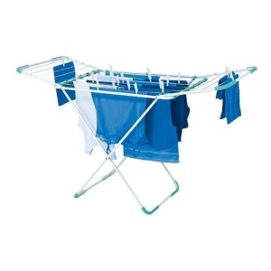 Tender Tendedero De Piso Mor Plegable Acero Ropa Con Alas