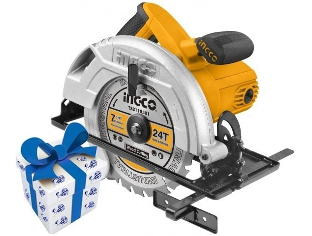 Sierra Circular 7 1/4 1400w Ingco Cs18538 - Imagen 2
