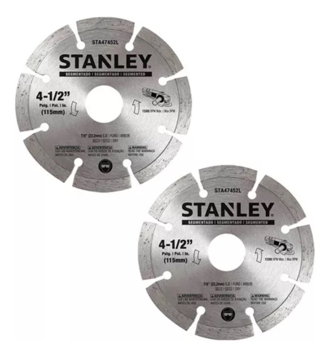 Kit Amoladora+ 10 Discos Stanley Sg7115v10b2c Corte-desbaste Color Amarillo - Imagen 4