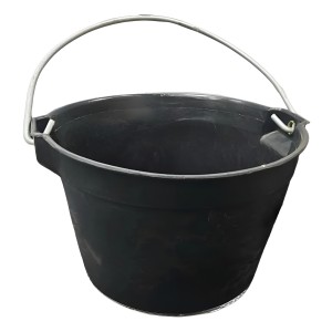 Balde Negro Reforzado Construccion