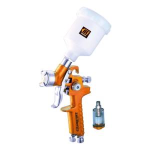 Pistola De Pintar Con Trampa De Agua 1,5mm Lusqtoff P800k Color Naranja