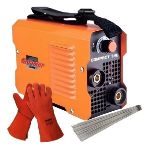 Soldadora Inverter Mma Smarter Compact 140 Electrodos Guante