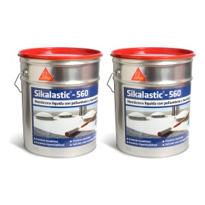 Sikalastic 560 Membrana Líquida Con Poliuretano 20+20 Kg Blanco Satinado