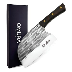 Cuchillo Forjado Omura Modelo Kanda Con Funda