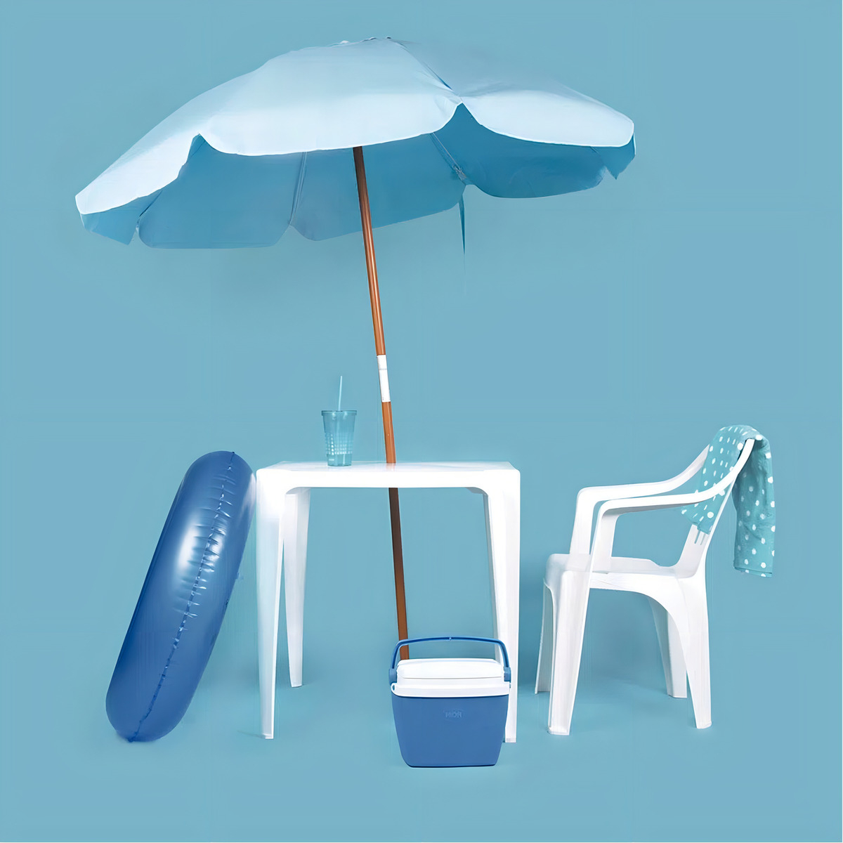 Set De 6 Sillones De Plástico Bela Vista Mor Color White Blanco - Imagen 8