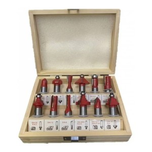 Fresas X 12 Unidades Equus Para Fresadora O Router Eje 6mm