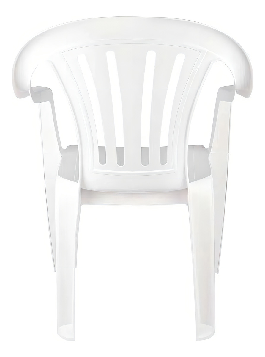 Set De 6 Sillones De Plástico Bela Vista Mor Color White Blanco - Imagen 4