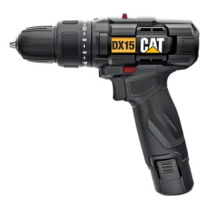 Taladro Atornillador Percutor Cat Caterpillar Dx15 Bat Color Negro
