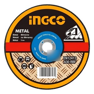 Disco Abrasivo Corte Metal 7'' X 1.6mm Centro Plano Ingco Ty