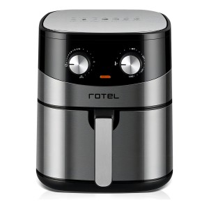 Freidora Sin Aceite 6l Eco Rotel 1500w Color Negro 72800