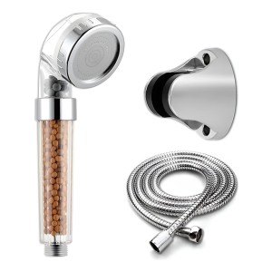 Telefono Ducha Duchero Filtro Piedras Volcanicas C/manguera