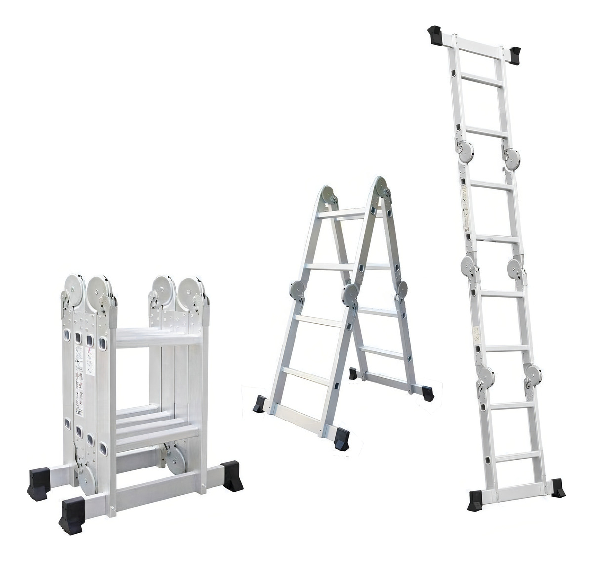 Escalera Pleglable Multiproposito 12 Escalones 3 X 4 Metros - Imagen 3