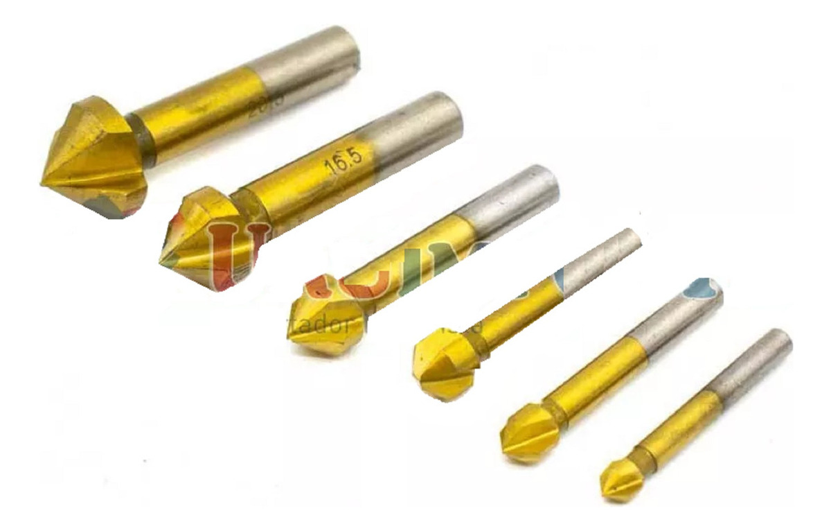 Avellanador 6pz Para Metal Pegasus - Tyt