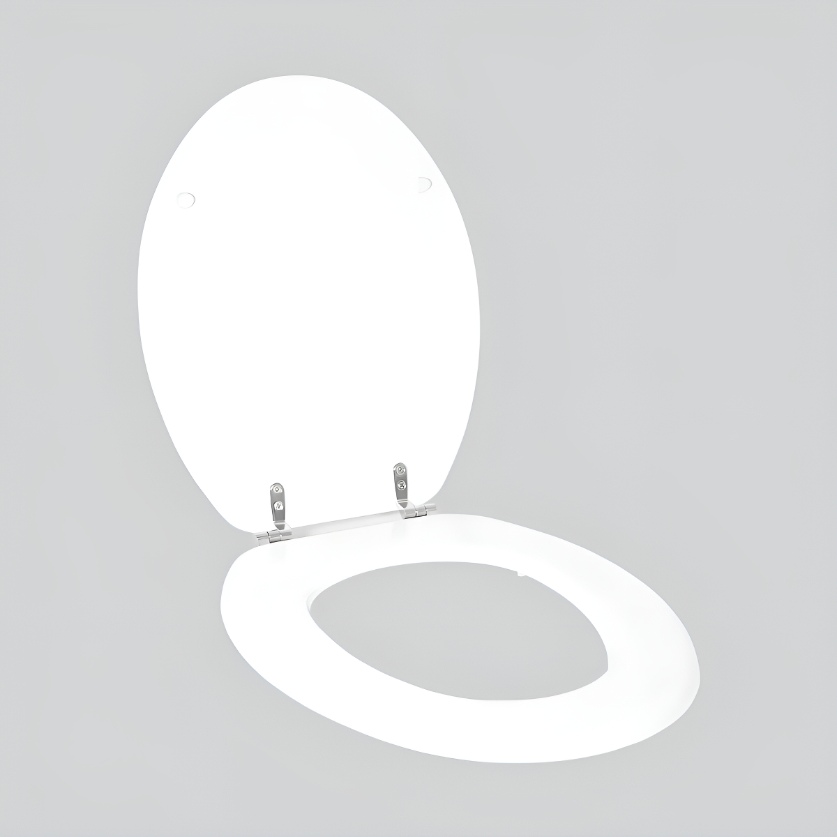 Asiento Inodoro Universal Madera Blanco Lh-2034