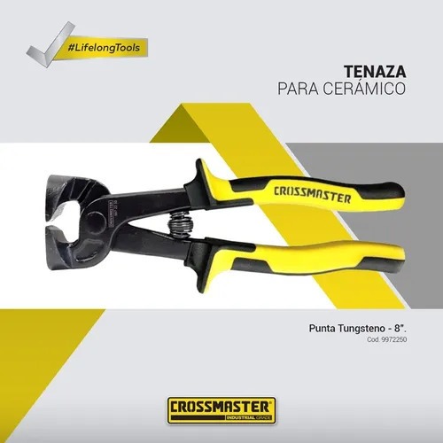 Tenaza Para Ceramicos 8 Tungsteno Profesional Crossmaster - Imagen 3