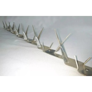 Pinchos 10 Púas De Seguridad Para Muro Acero Galv - 12,5mts