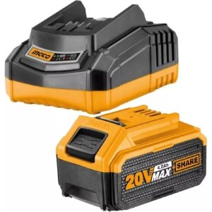 Kit Cargador Rapido 20 Volt + 1 Bateria 20v 2ah Ingco P20s