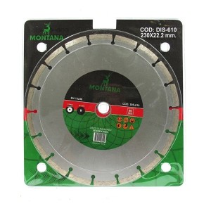 Disco Diamantado Segmentado Montana 230x22.2mm