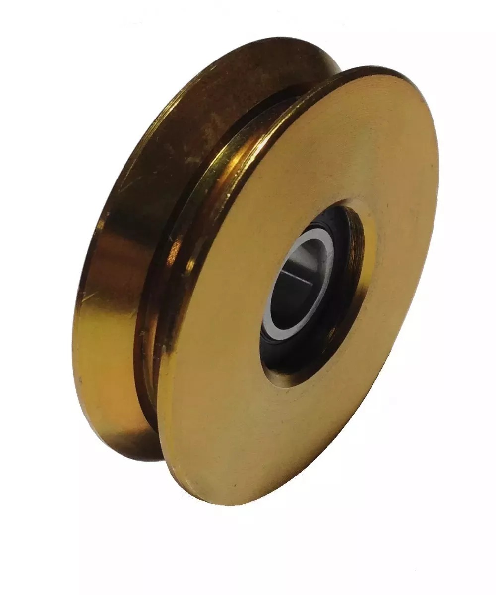 Rueda De Hierro 40 En V Para Portones Corredizos - Tyt - Imagen 2