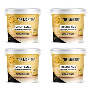 Membrana Liquida 20kg+20kg+20kg+20kg Techos Y Paredes - Tyt